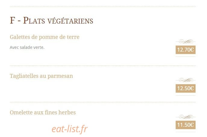 Restaurant La Halle Aux Blés — carte page 7