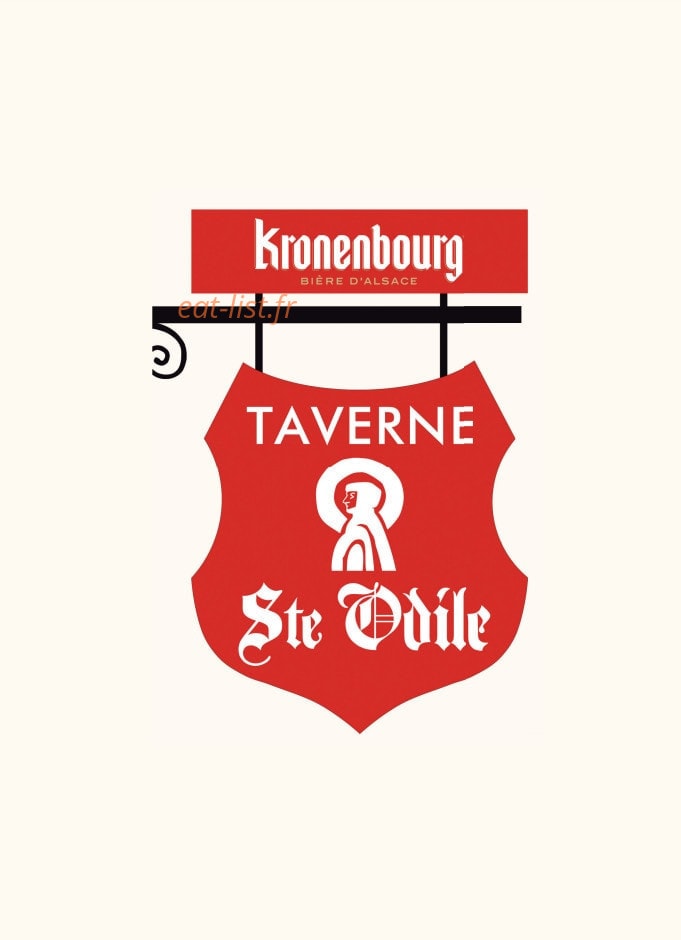 Taverne Sainte Odile — carte page 1