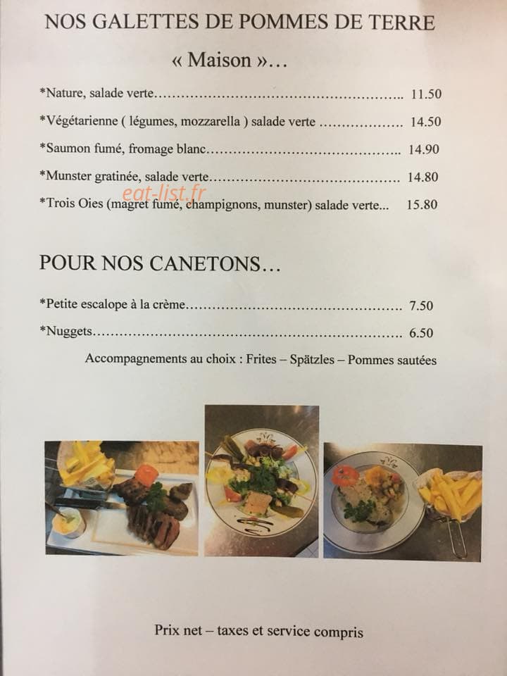 Aux Trois Oies — carte page 2