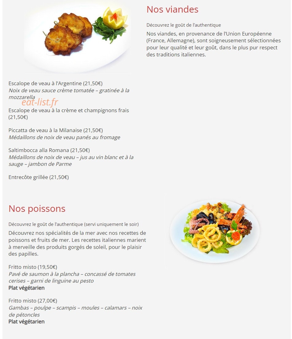 Chez Nico — carte page 5