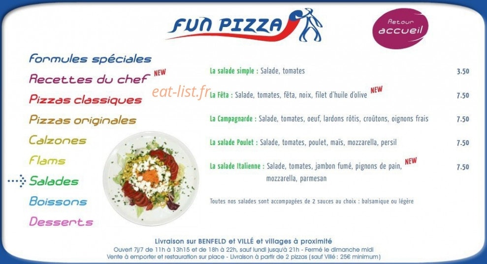 Fun Pizza — carte page 7