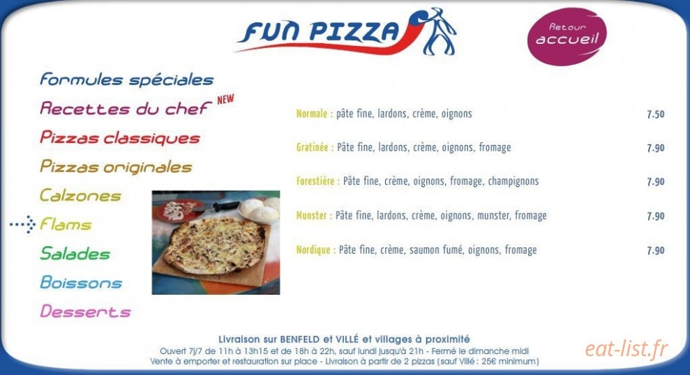 Fun Pizza — carte page 6