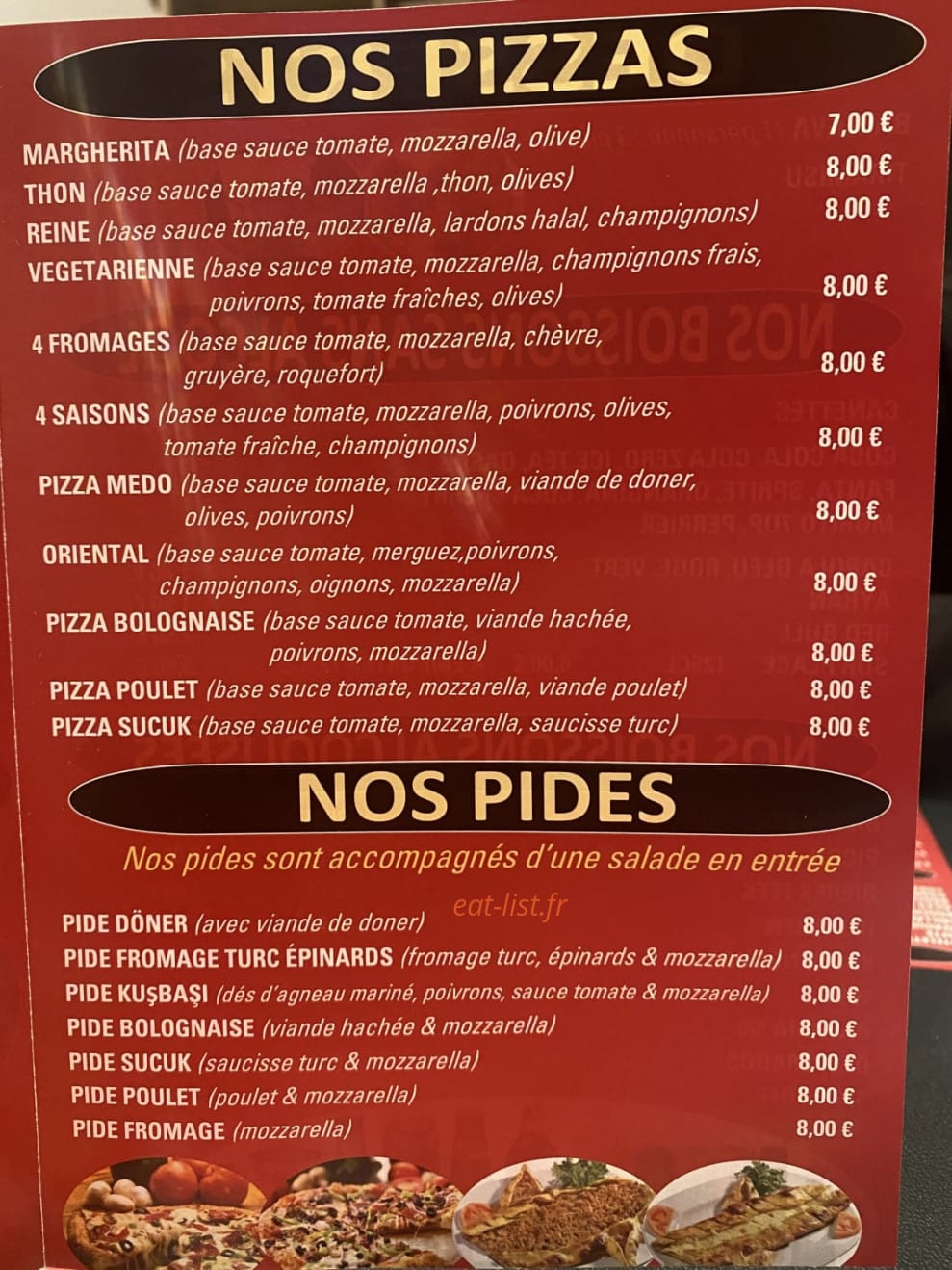 Medo Grill — carte page 2