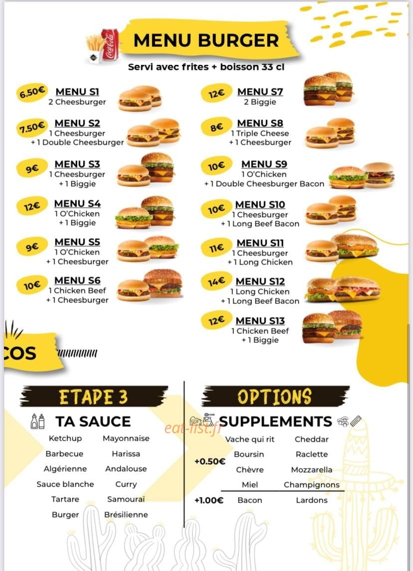 Ô Saveurs — carte page 4