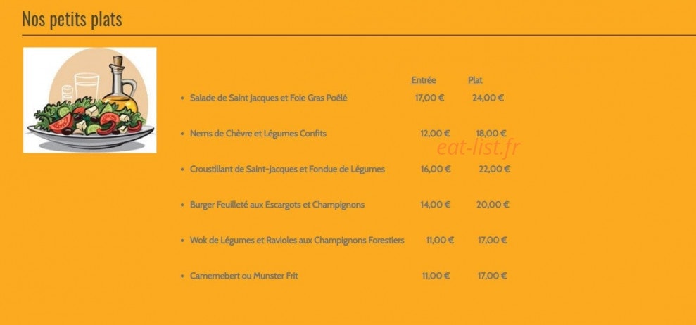 Restaurant au zoll — carte page 2