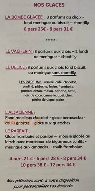 Aux Saveurs De Cathy — carte page 2
