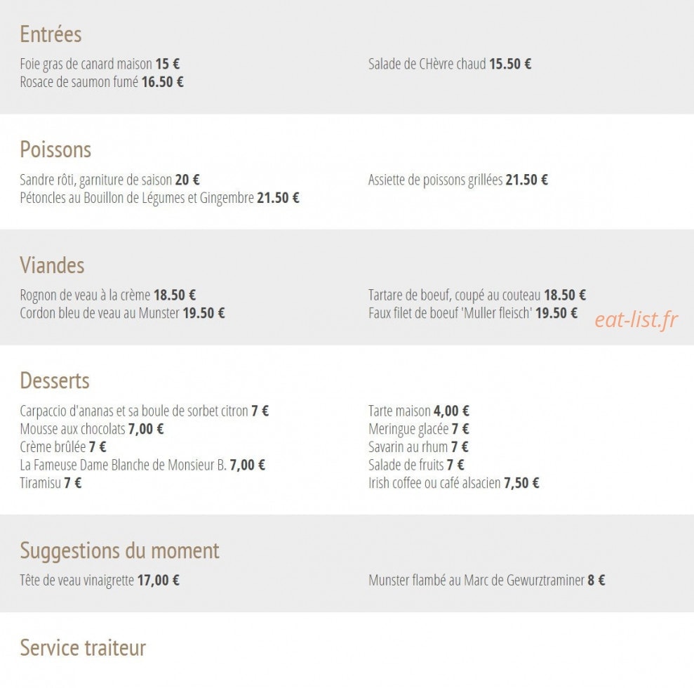 Sud Hôtel — carte page 1