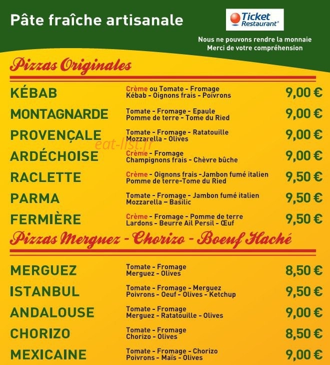 Pizza'Yolo — carte page 3