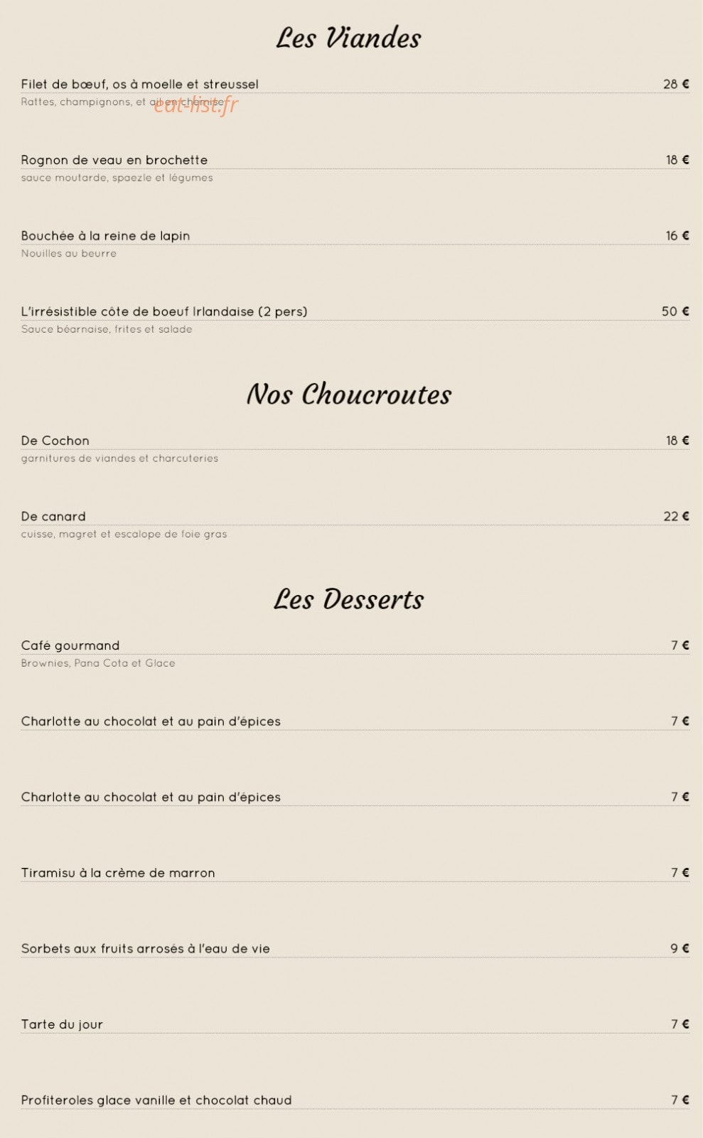 La Charrue — carte page 2