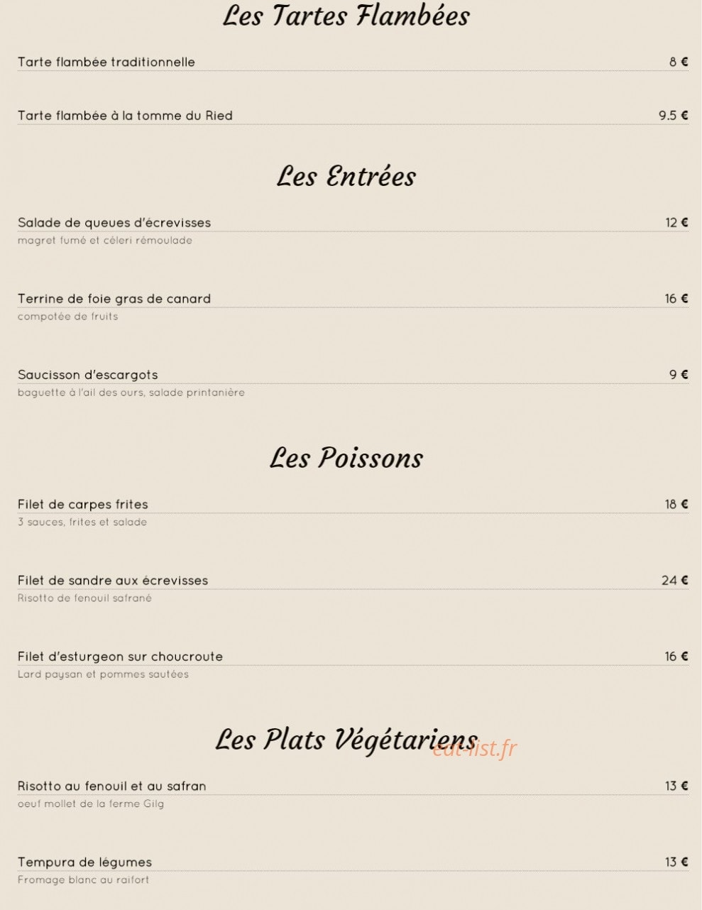 La Charrue — carte page 1