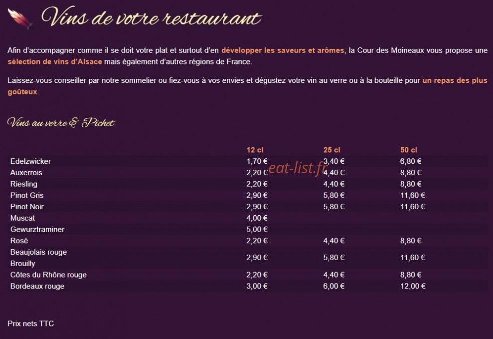 La Cour des Moineaux — carte page 7