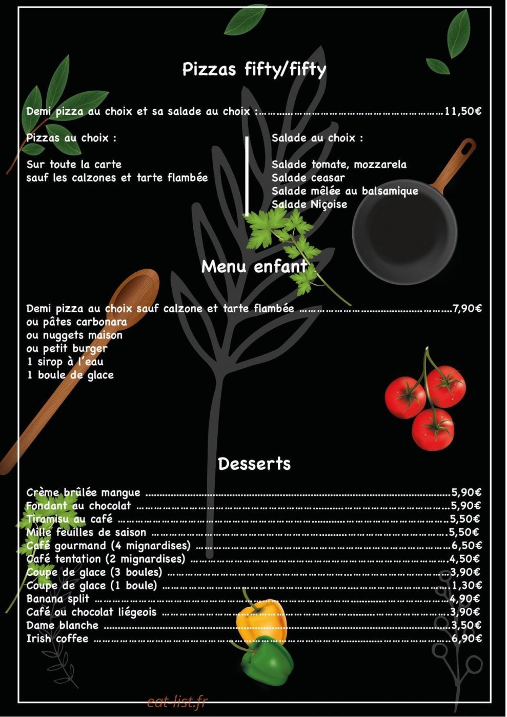 Restaurant Le Napoli — carte page 4