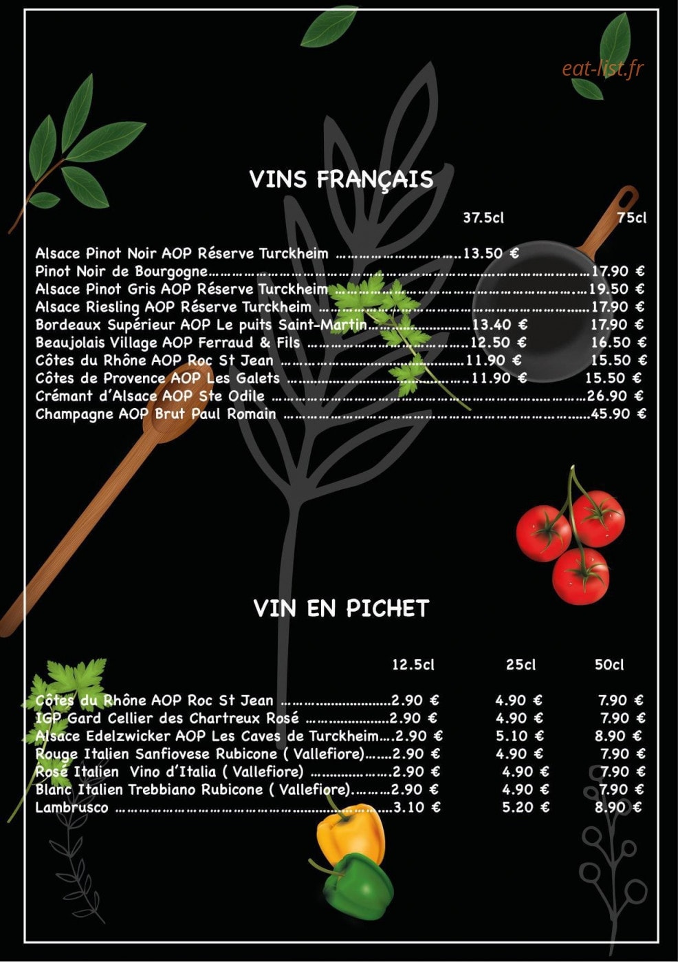 Restaurant Le Napoli — carte page 7