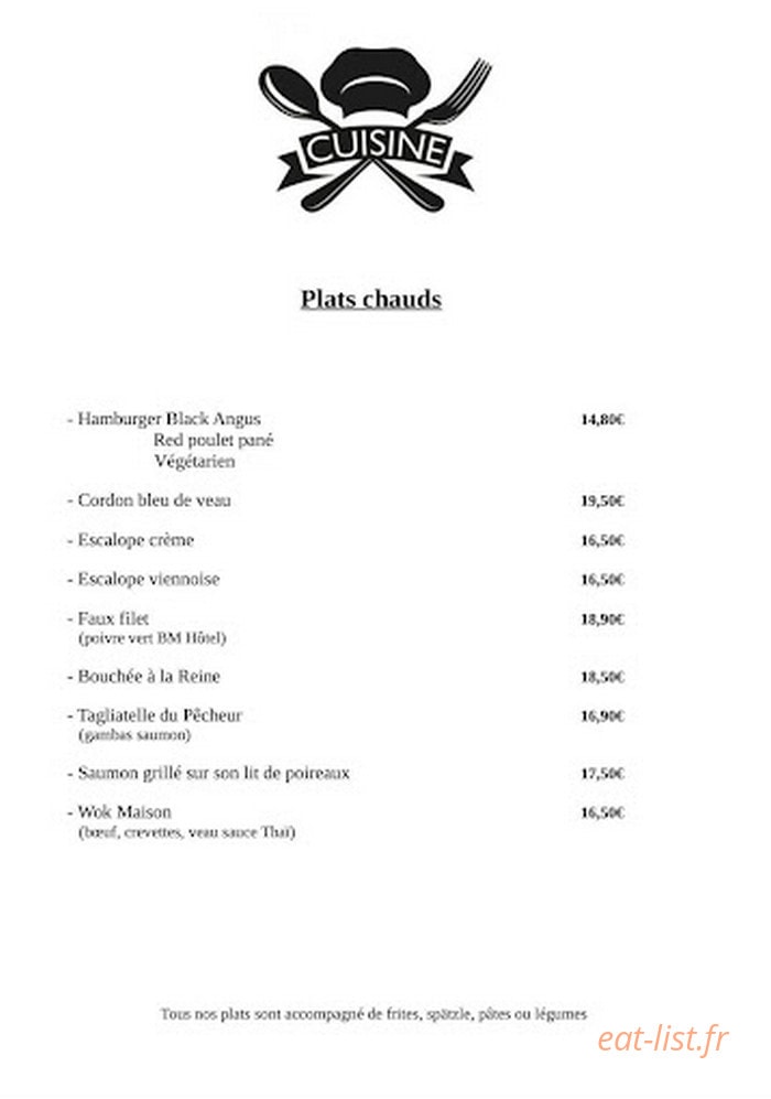 Resto Du Monde — carte page 1