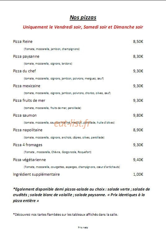 Le Plazza — carte page 3