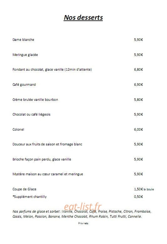Le Plazza — carte page 6