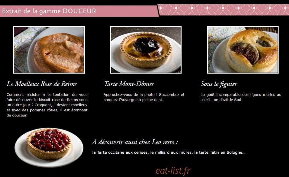 Leo Resto — carte page 4