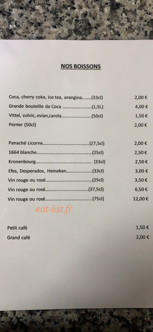 Mondial Kebab — carte page 4
