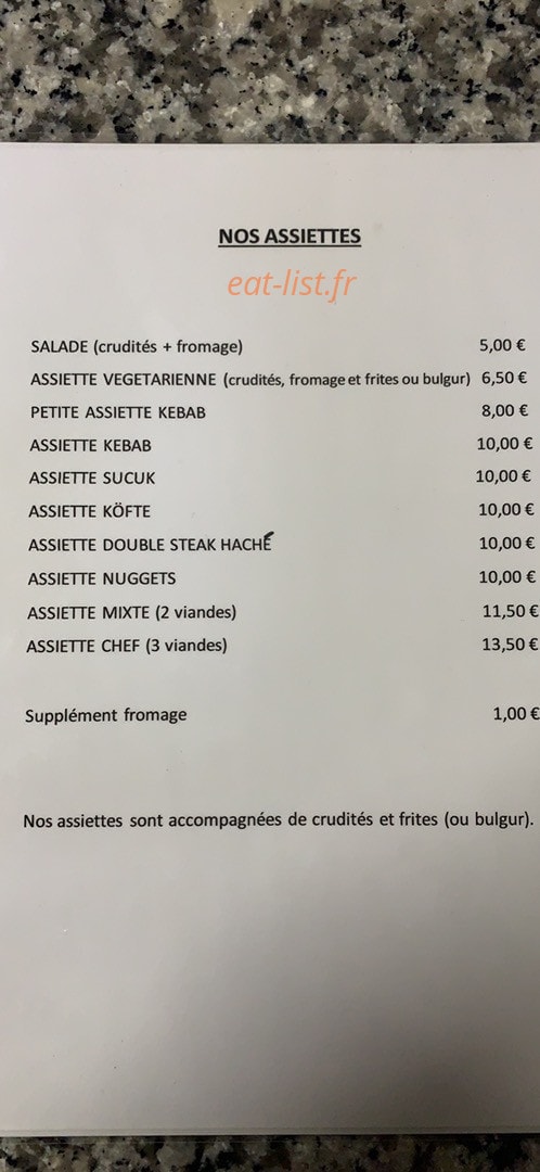 Mondial Kebab — carte page 2