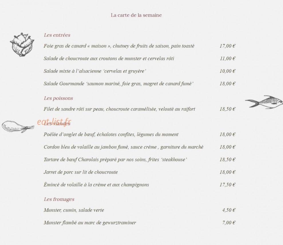 Hostellerie Saint-Florent — carte page 1