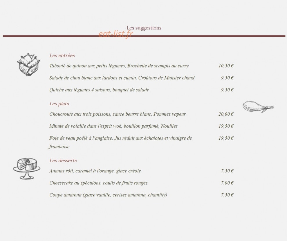 Hostellerie Saint-Florent — carte page 2