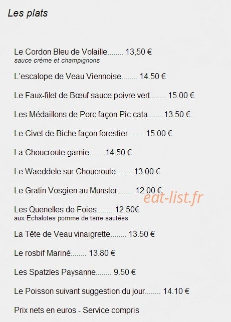 Au coq blanc — carte page 2