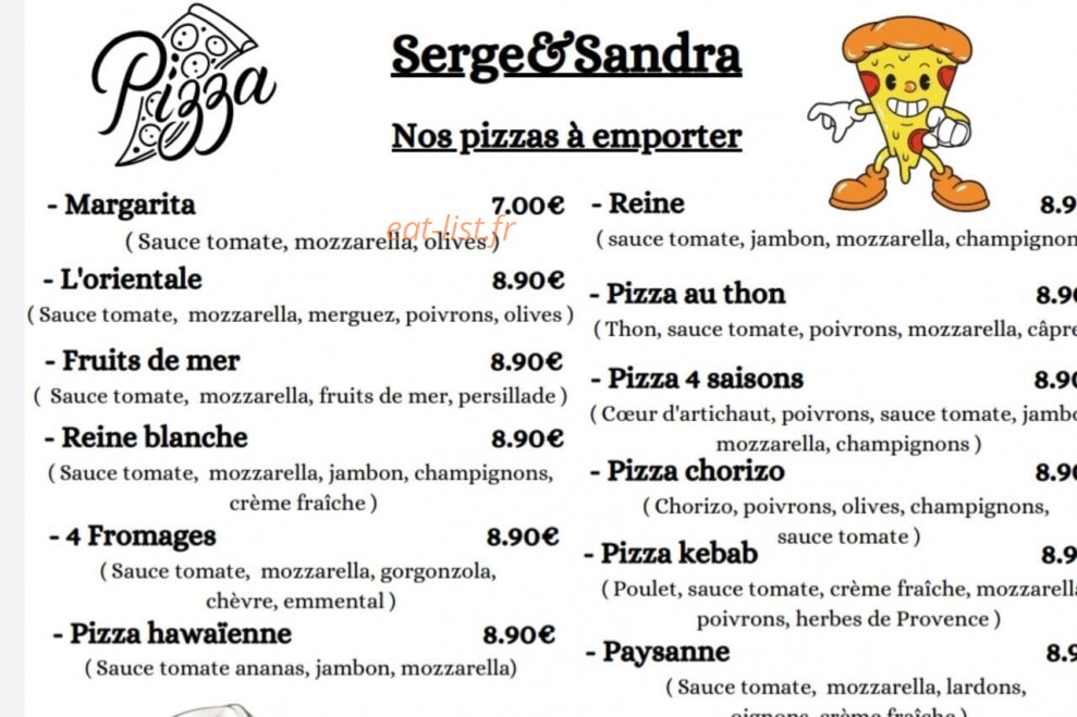 Serge & Sandra — carte page 3