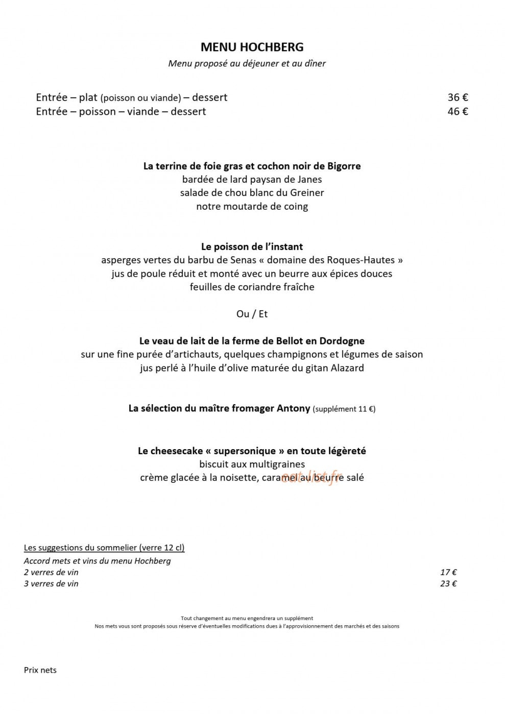 Château Hochberg — carte page 5