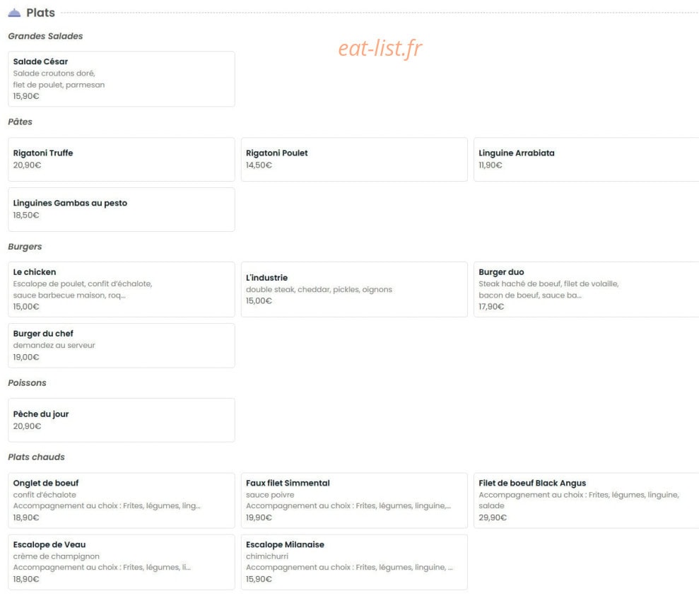 L'Industrie — carte page 2