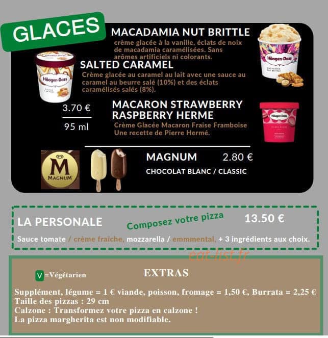 La Maison à Pizza — carte page 5