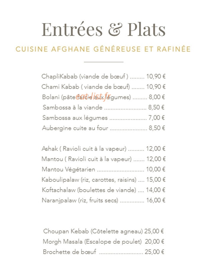 La Table de l'Asie — carte page 1