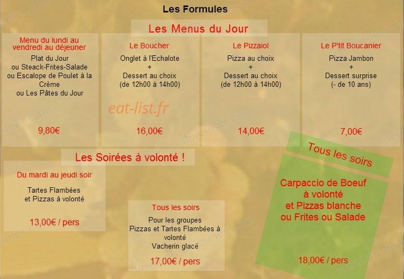 Le boucanier — carte page 6