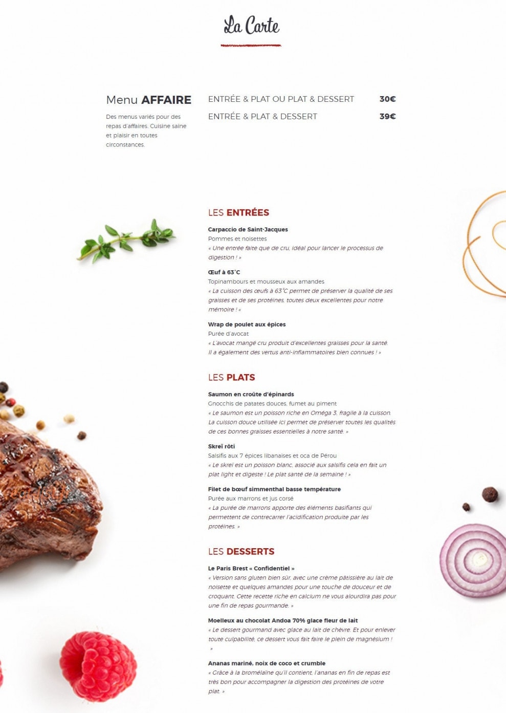Le Confidentiel — carte page 1