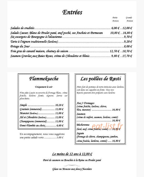 Le Diable Au Thym — carte page 1