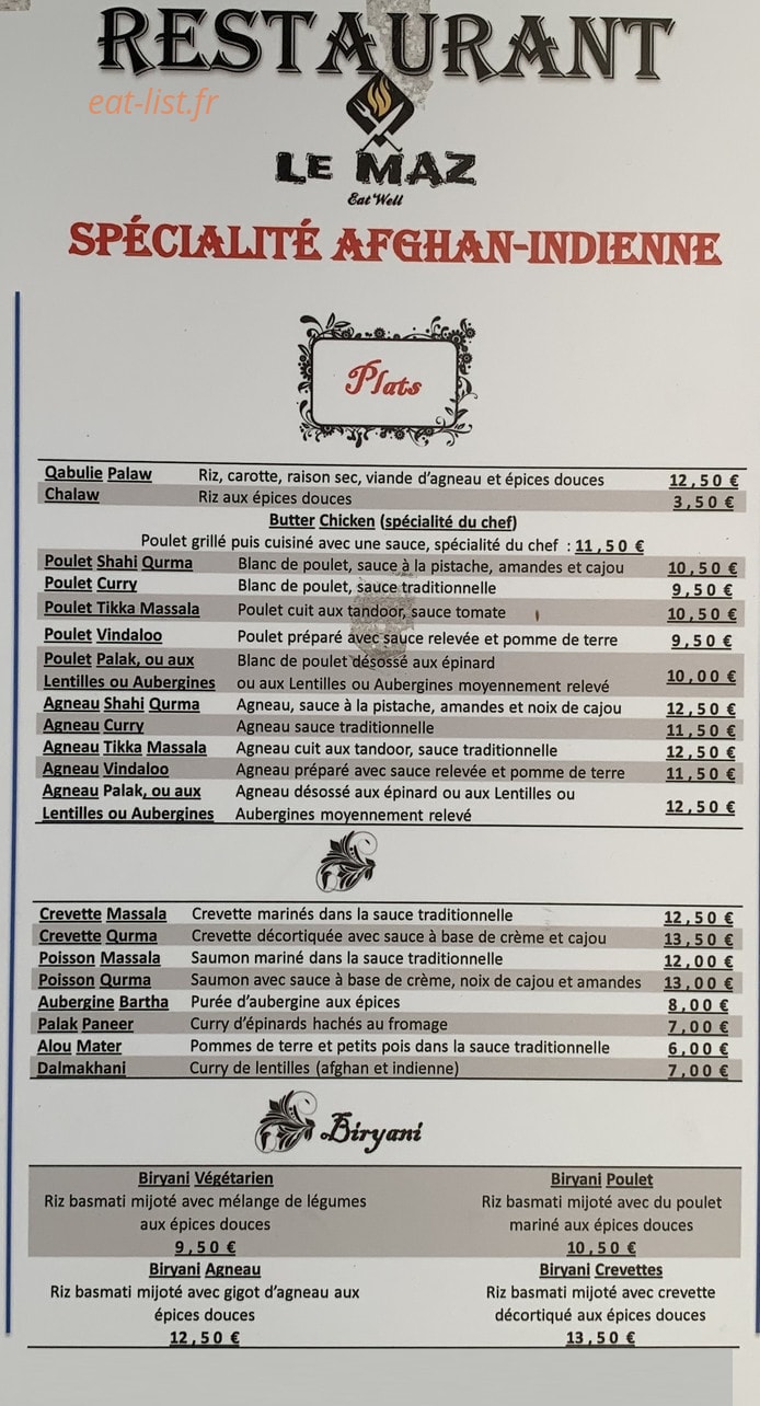 Le Maz — carte page 2