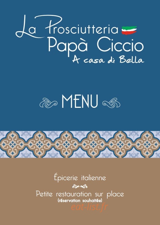 Papa Ciccio — carte page 1