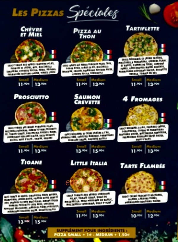 Pizza lingot d'or — carte page 3