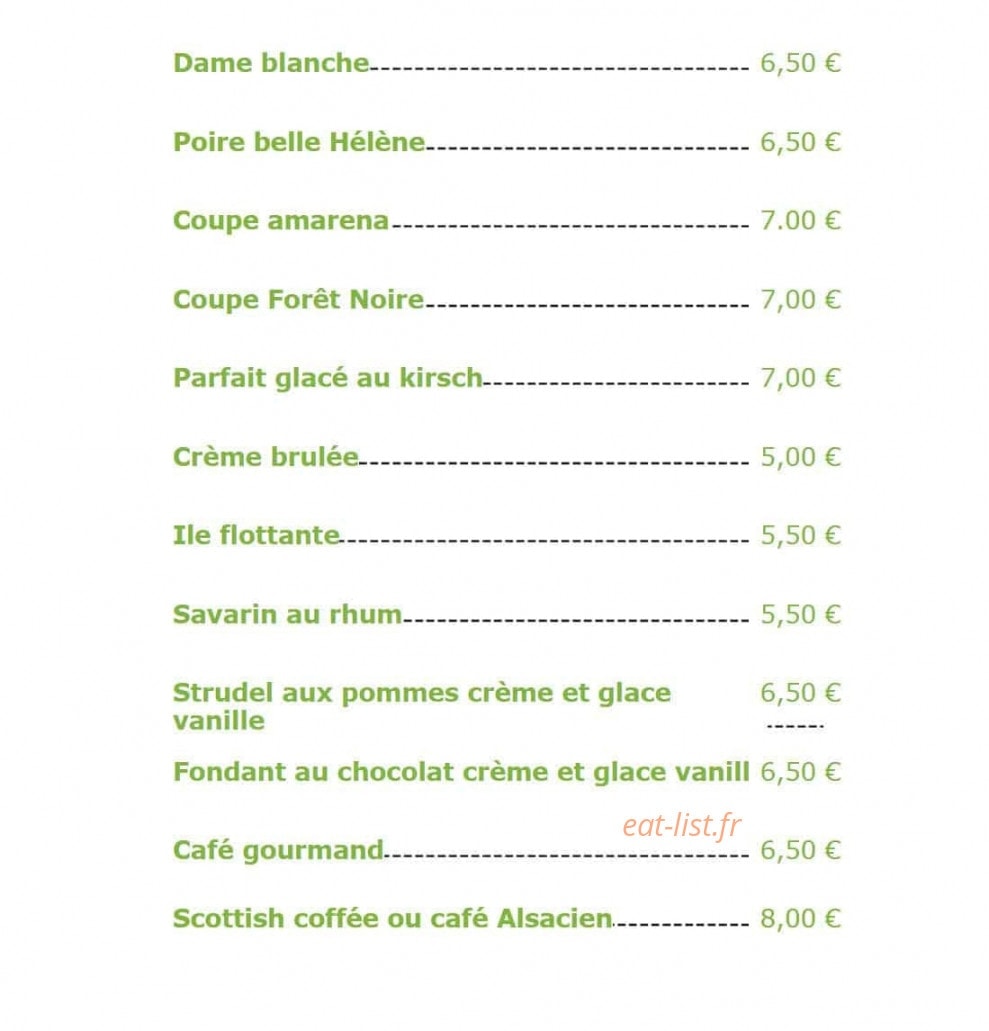 Au Tilleul — carte page 4