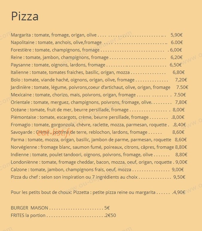Cooking DS — carte page 1