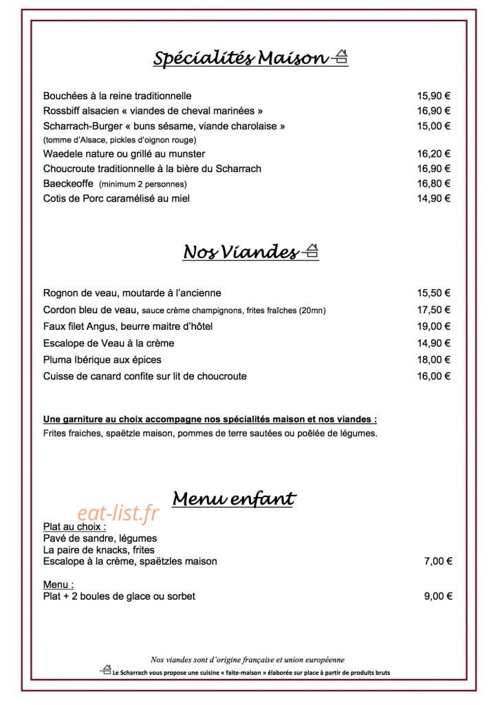Le Scharrach — carte page 2