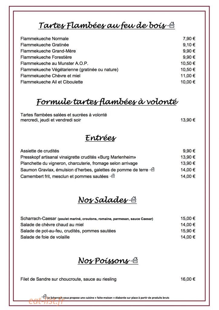 Le Scharrach — carte page 1