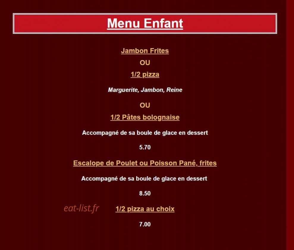 Aux Trois Goûts — carte page 4