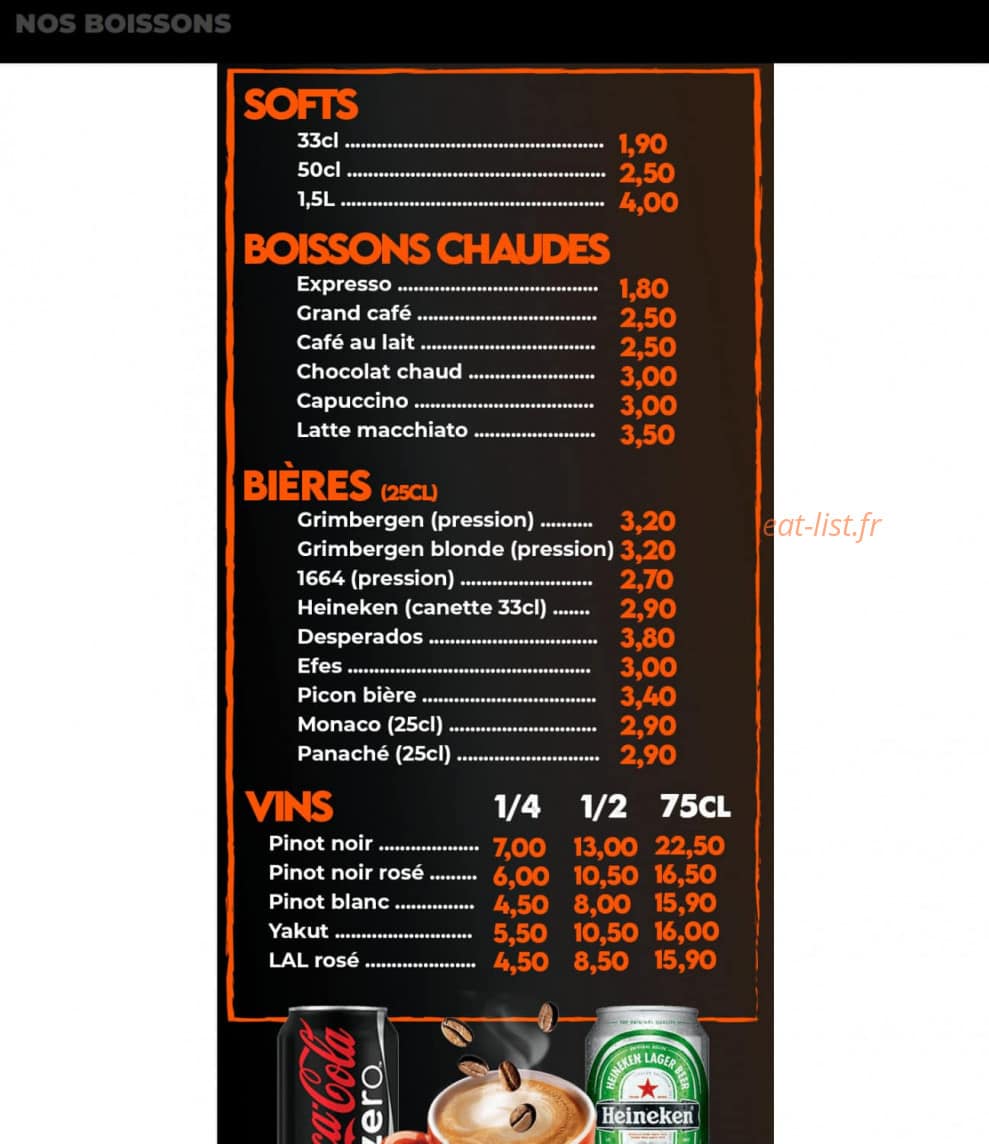 Crousti Tacos — carte page 10