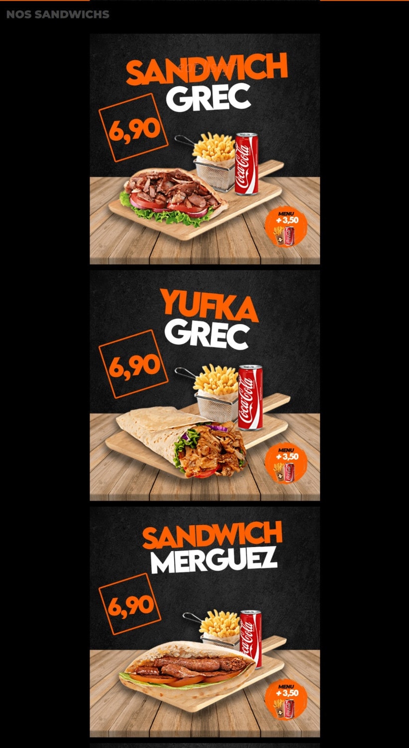 Crousti Tacos — carte page 6