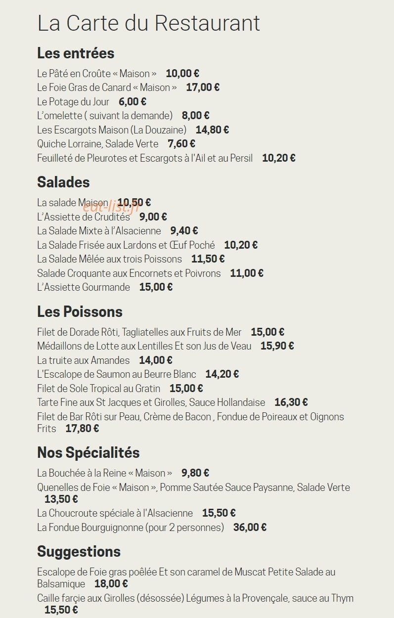 L’Etoile — carte page 1