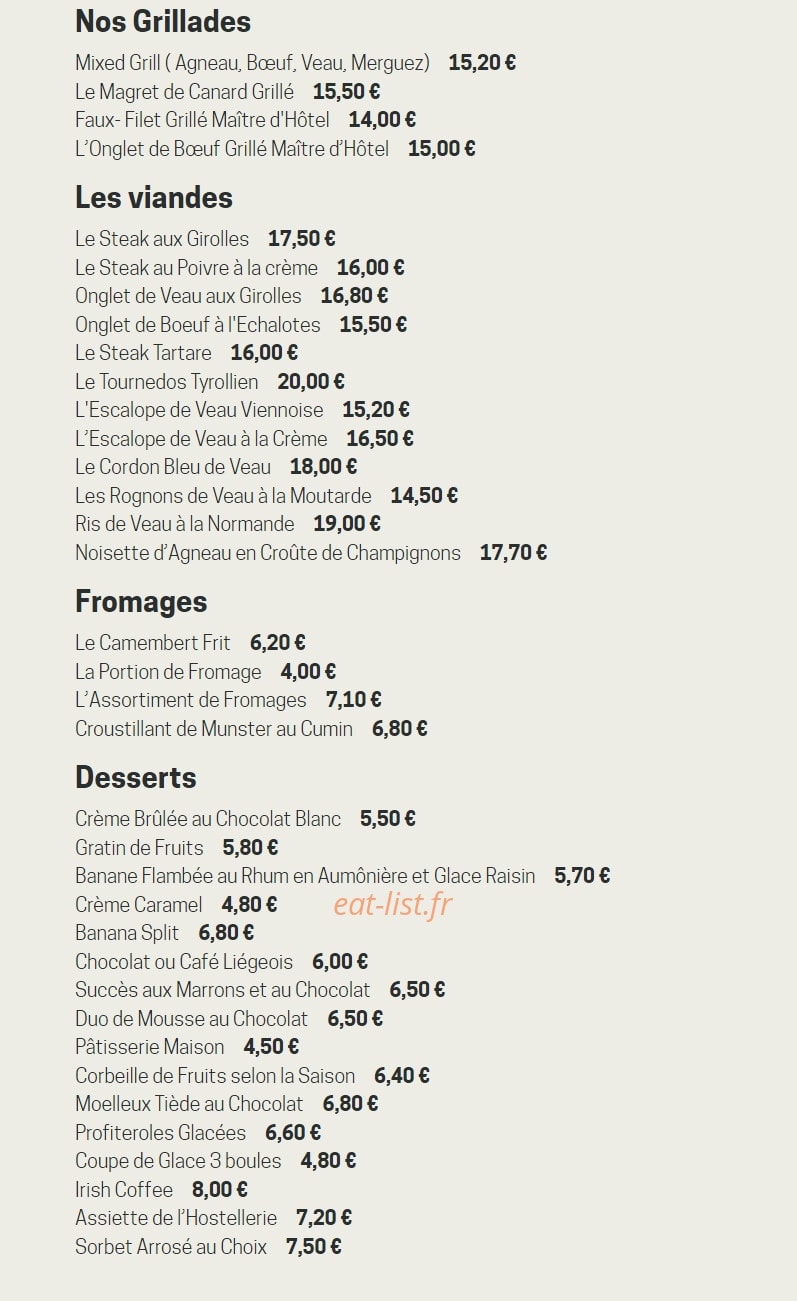 L’Etoile — carte page 2