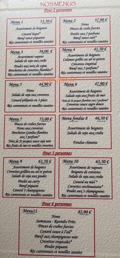 Villa de Chine — carte page 2