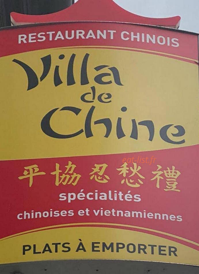 Villa de Chine — carte page 1