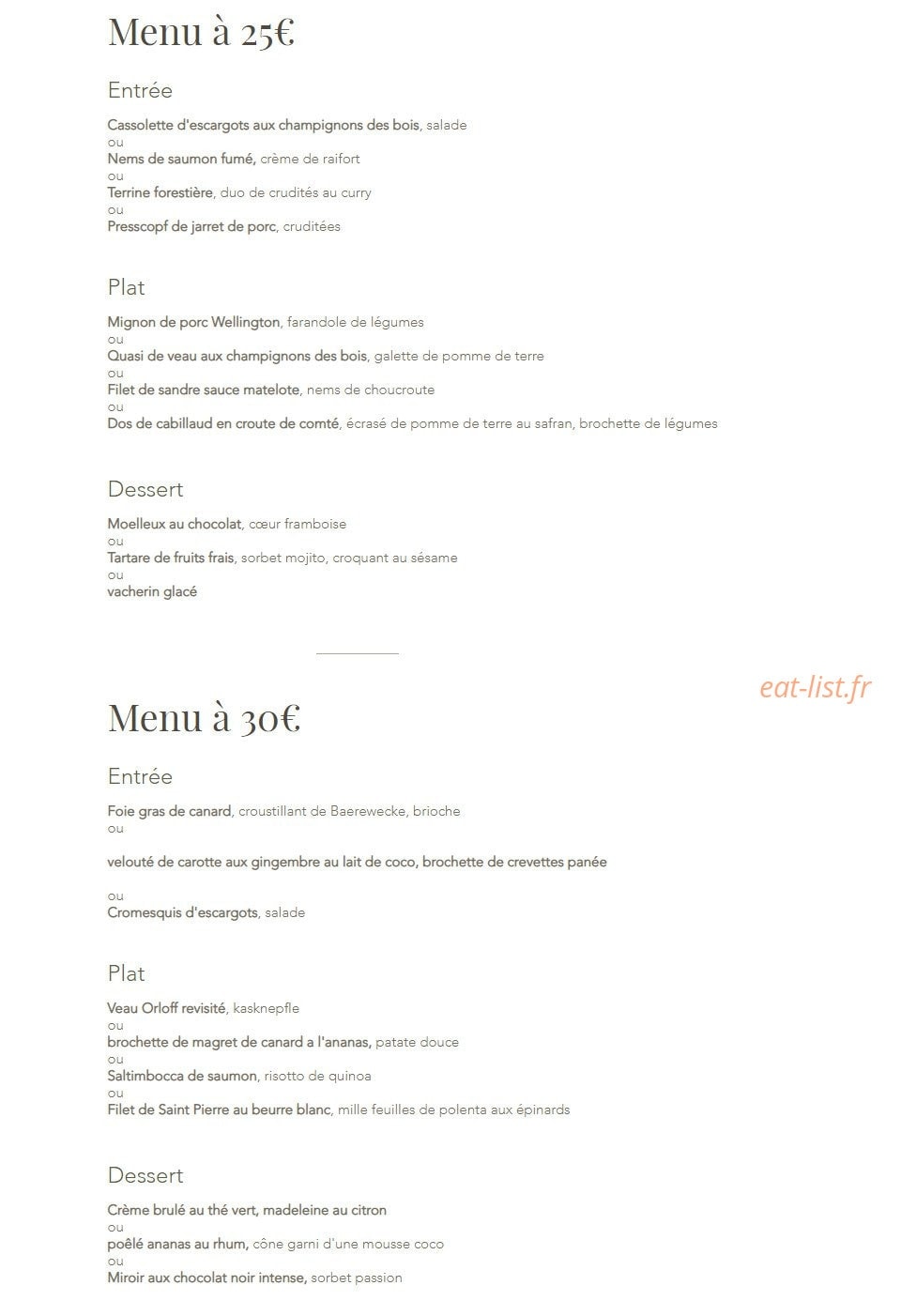 La Charrue d'Or — carte page 3