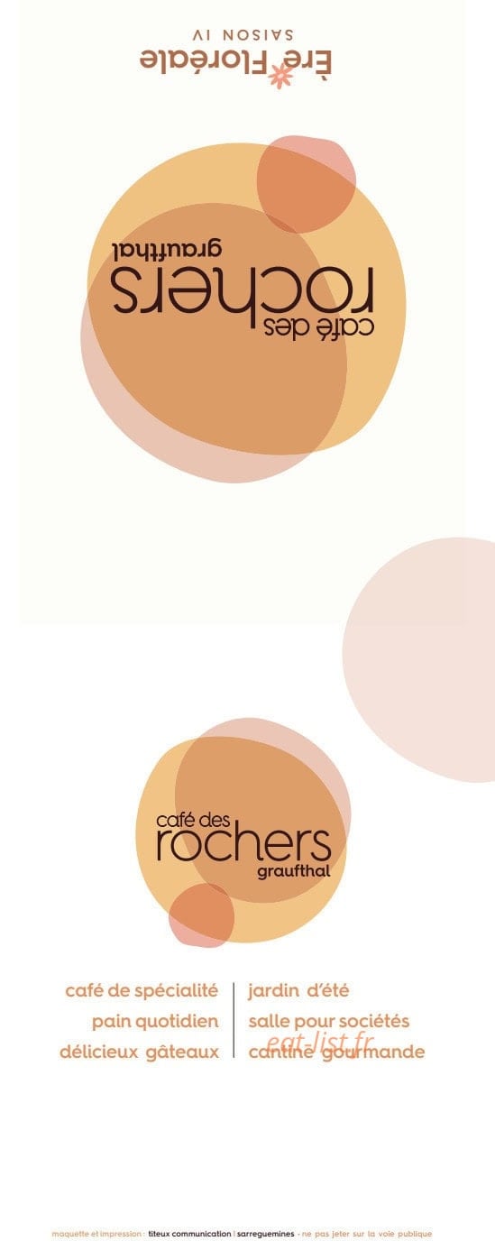 Café des Rochers — carte page 1